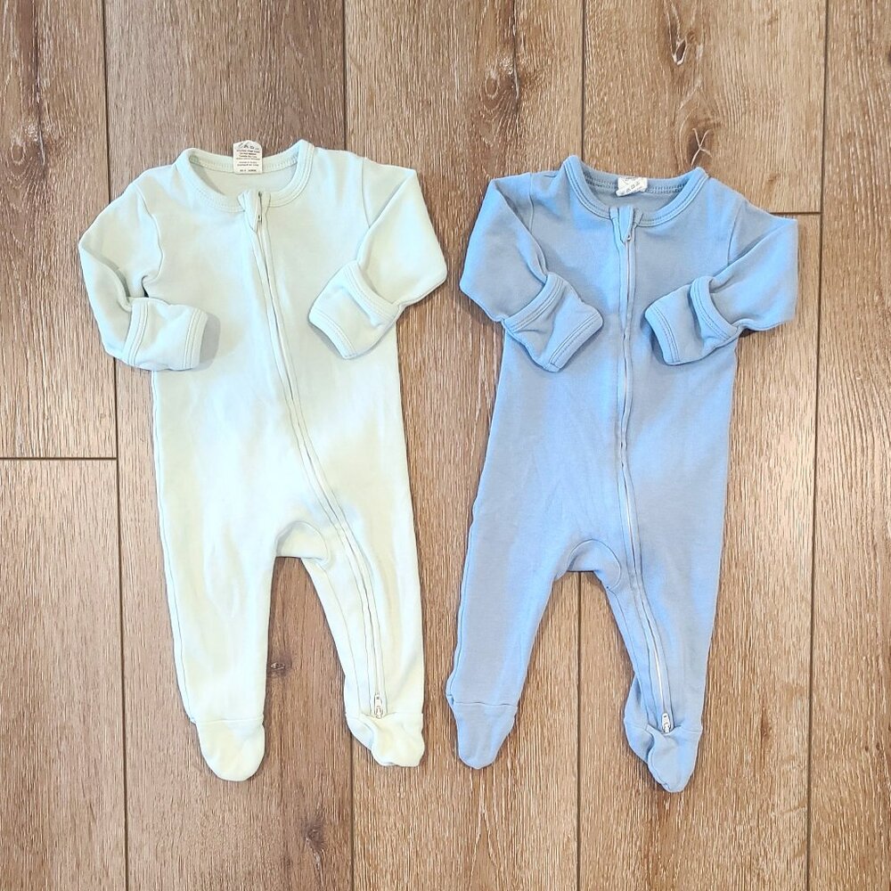 Larkspur baby footie pajamas size 0-3 months